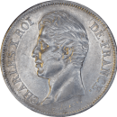 5 francs Charles X 1827 K - Avers