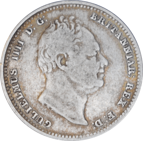 Avers 1 Shilling Guillaume IV 1836