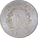5 centimes Napoléon 1814 Siège d'Anvers - Avers