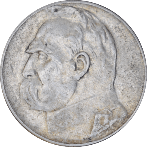 5 zlotys Josef Pilsudski 1934 - Avers
