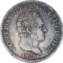 50 centesimi Charles Félix 1826 P - Avers