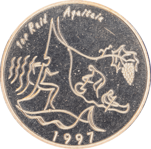 Obverse 1er raid aquitain 1997