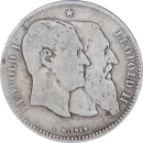 2 francs Léopold II 1880 - Avers