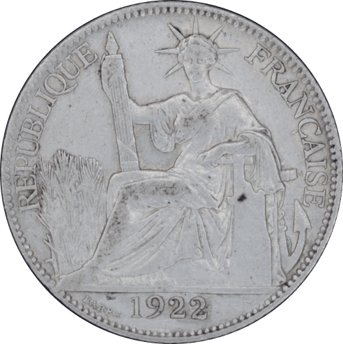 Avers 20 cents Indochine française 1922 A