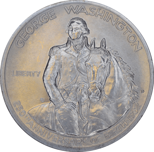 Avers ½ dollar George Washington 1982 D