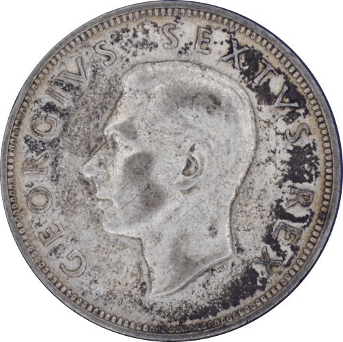 Avers 2½ shillings Elizabeth II 1955