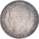 1 peseta Alphonse XIII toupet 1900 - Obverse