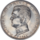 5 francs Rainier III 1966 - Avers