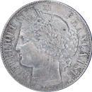 1 franc Cérès 1872 K - Avers