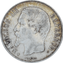 1 franc Napoléon III 1860 BB - Avers