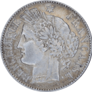 2 francs Cérès 1887 A - Avers