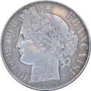 1 franc Cérès 1888 A - Avers
