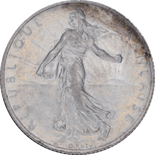 Avers 2 francs Semeuse 1909
