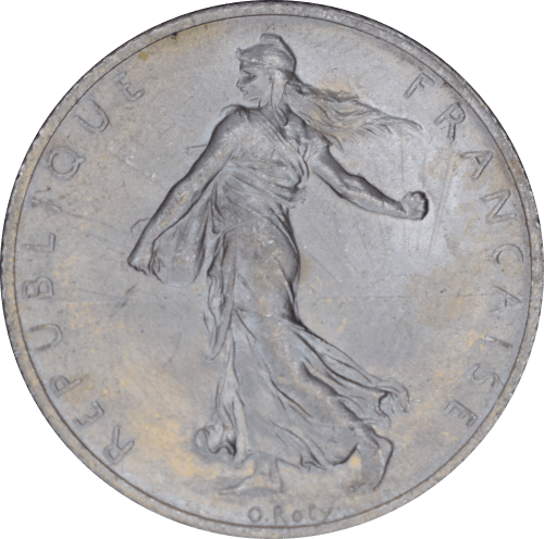Avers 2 francs Semeuse 1915