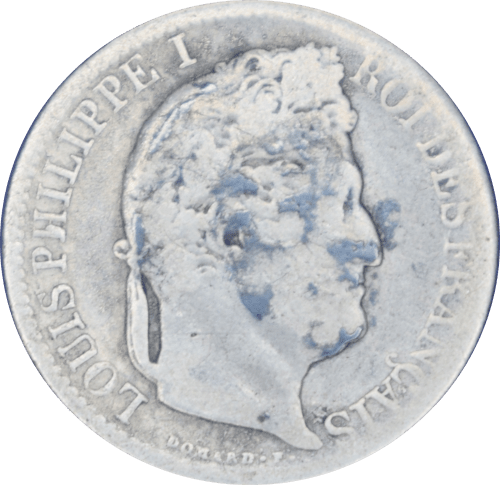 ½ franc Louis Philippe 1831 W - Avers