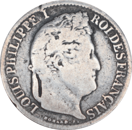 ½ franc Louis Philippe 1832 BB - Avers