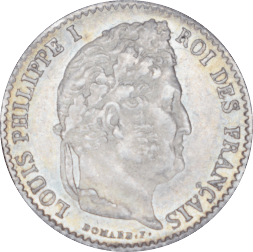 ¼ franc Louis-Philippe 1831 A - Avers