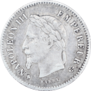 20 centimes Napoléon III 1868 BB - Avers
