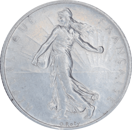 Avers 2 francs Semeuse 1899