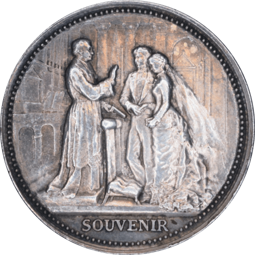 Avers Médaille de mariage Vernon