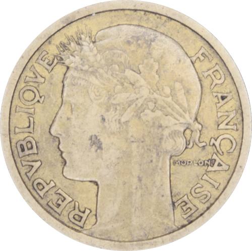 Avers 1 franc 1935 Morlon
