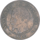 2 centimes Napoléon III 1855 MA - Avers
