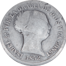 2 reales Isabelle II 1852 Séville - Avers