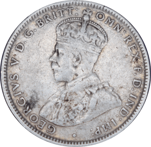 Avers 1 shilling George V 1917 M