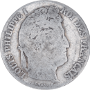 1 franc Louis-Philippe 1837 B - Avers
