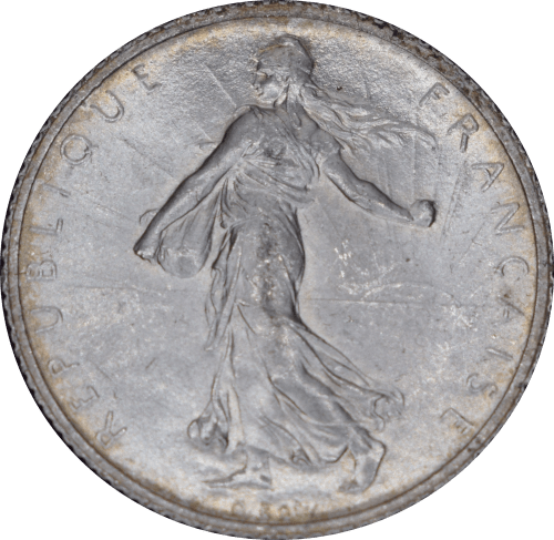 Avers 1 franc Semeuse 1910