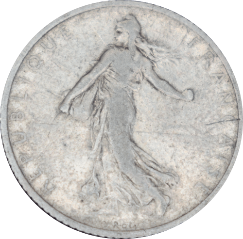Avers 1 franc Semeuse 1906