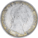 1/4 lire François Ier 1823 M - Avers