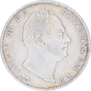 Avers 6 pence Guillaume IV 1831
