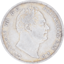 6 pence Guillaume IV 1831 - Avers