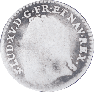 1⁄20 écu Louis XV 1728 T - Avers