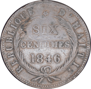 Avers 6 centimes 1846