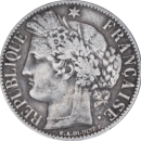 1 franc Cérès 1871 A - Avers