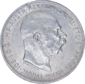 Avers 1 couronne 1914 François Joseph Ier