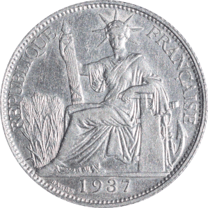 Avers 20 cents Indochine française 1937 A