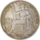 20 cents Indochine française 1924 A - Avers