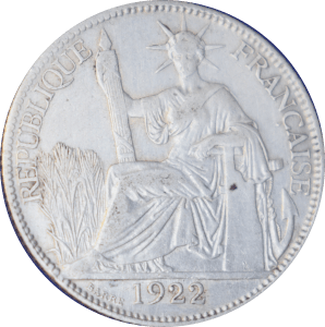 Avers 20 cents Indochine française 1922 A