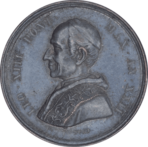 Avers Médaille Année Sainte Léon XIII 1900