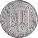 1 sol Canton de Genève 1833 - Avers