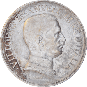Avers 1 lire 1917 R Vittorio Emanuele III