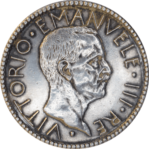 Avers 20 lires "Littore" 1928 R Vittorio Emanuele III