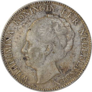 Avers 1 Gulden 1930 Wilhelmina