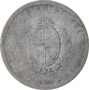 Avers 20 centesimos 1920