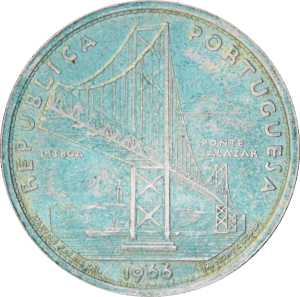 Avers 20 escudos 1966 Pont Salazar