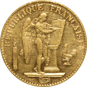 Avers 20 francs 1888 A Génie