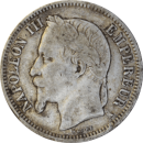 1 franc 1868 A Napoléon III - Avers